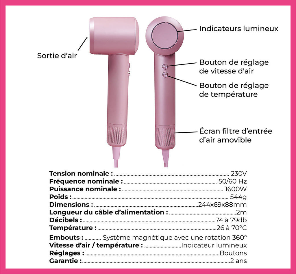 Duo Blow & Glow - Sèche-cheveux et sérum multi-protection