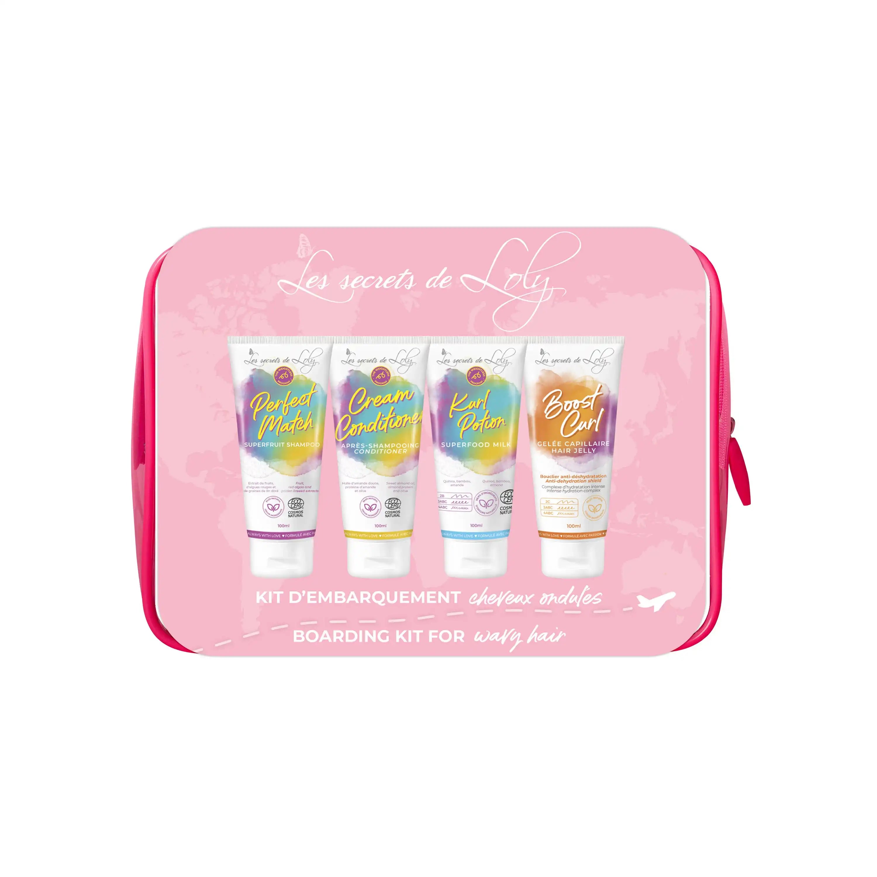 Trousse Cheveux Ondulés - Format voyage